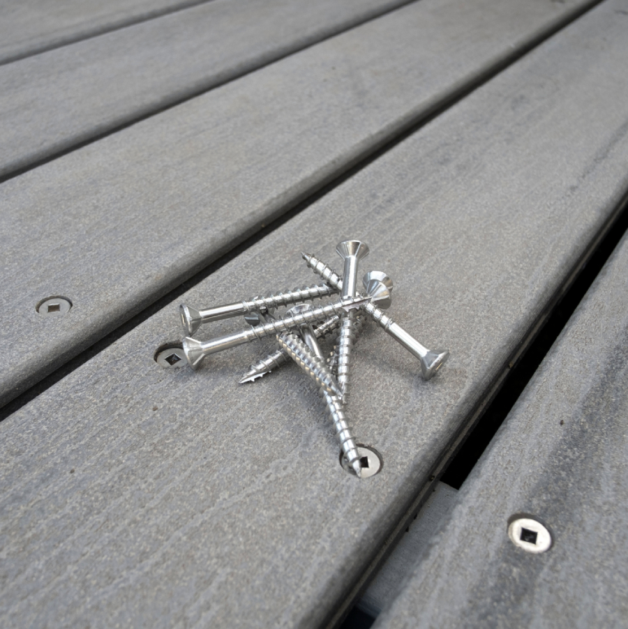 Screws for Composite Decking Screws for Composite Decking - 316 Stainless Steel QD Deck Screws, Type 17